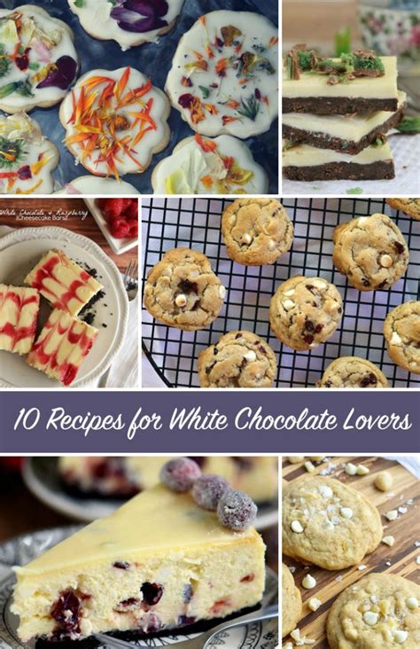 White chocolate recipes · The Typical Mom