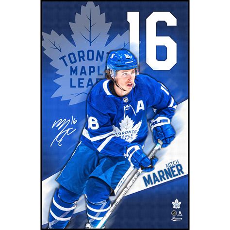 MITCH MARNER TORONTO MAPLE LEAFS POSTER PLAQUE - 22X34 – Pro Hockey Life