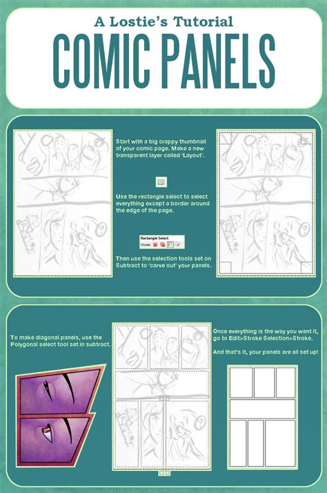 A Lostie's Tutorial - Comic Panels and Layouts by lostie815 on DeviantArt