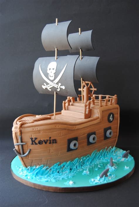 Pirate Ship Cake - CakeCentral.com