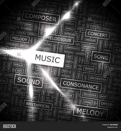 Music. Word Collage. Vector & Photo (Free Trial) | Bigstock