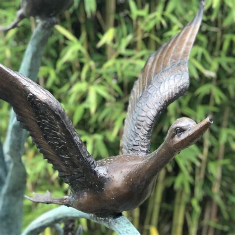 Bronze Duck Fountain - Quality Handmade Bronze Water Feature