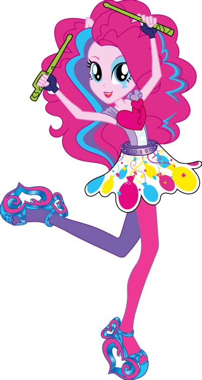 V2 Rainbow Rocks Pinkie Pie Vector by icantunloveyou on DeviantArt My Little Pony Party, Mlp My ...