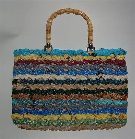 Recycled Plastic Bag Shell Purse | My Recycled Bags.com