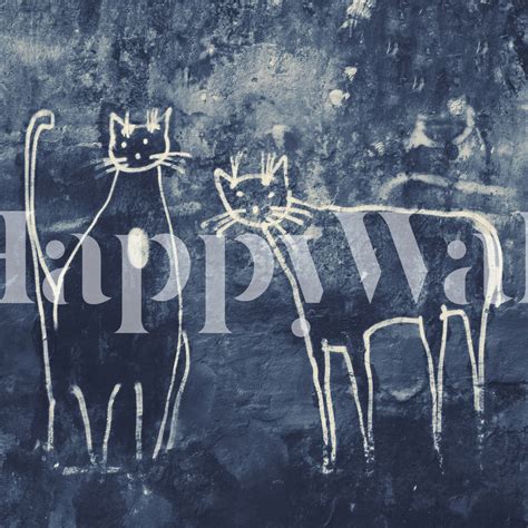 Graffiti Cats Wallpaper - Buy Online at Happywall