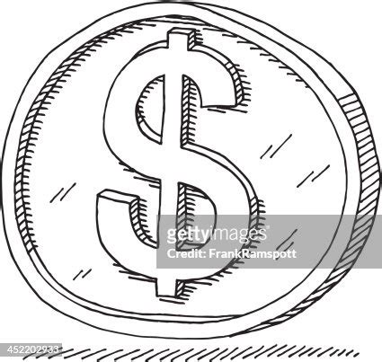 Usdollar Coin Drawing High-Res Vector Graphic - Getty Images