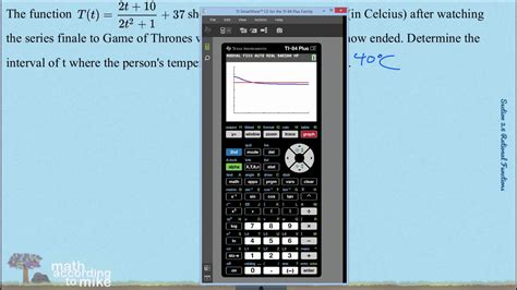 Applications of Rational Functions Part 1 - YouTube