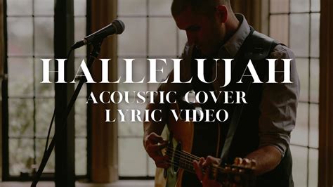 Hallelujah - acoustic cover and lyric video - YouTube