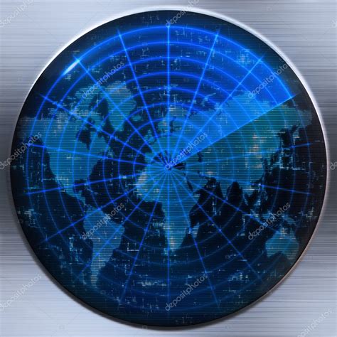 World map radar or sonar — Stock Photo © clearviewstock #1197728