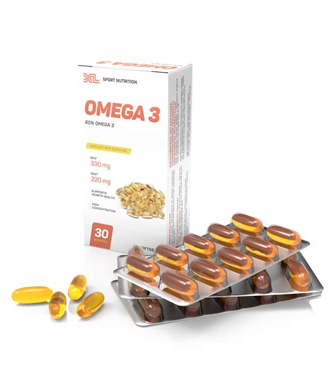 XL Sport Nutrition | Omega 3 60%, 30 softgels