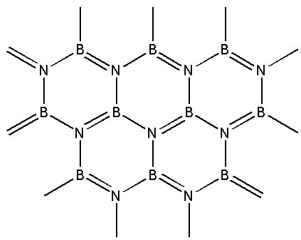 Boron Nitride Chemical Structure