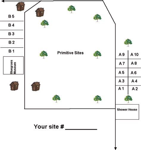 Cane Creek Campground and RV Park - Map