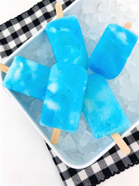 Blue Lagoon Popsicles - Pam's Daily Dish