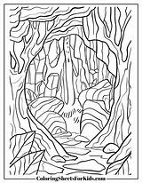 Cave Art Coloring Pages  Sheets For Kids sketch template