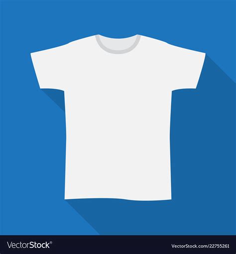 Blank white t-shirt with short sleeve Royalty Free Vector