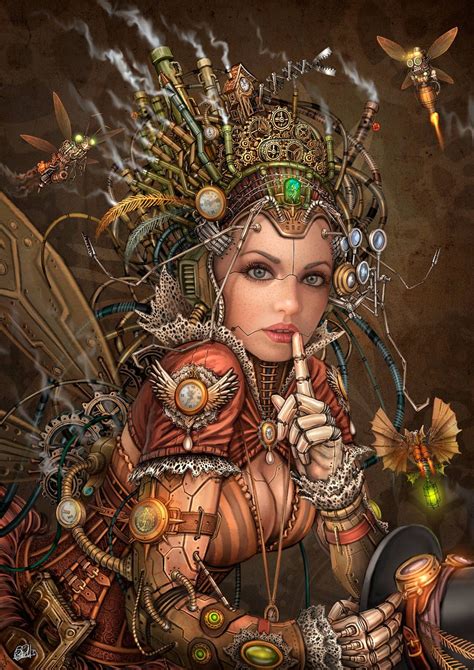 Silence Please - Steampunk Fairy by DarkAkelarre on DeviantArt | Steampunk fairy, Steampunk ...