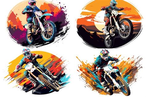 Premium Vector | Vector art motorcycle vehicles transparency cranes ...