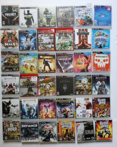 Sony PlayStation 3 Video Games PS3 You Choose Various Titles Clean Tested Works | eBay