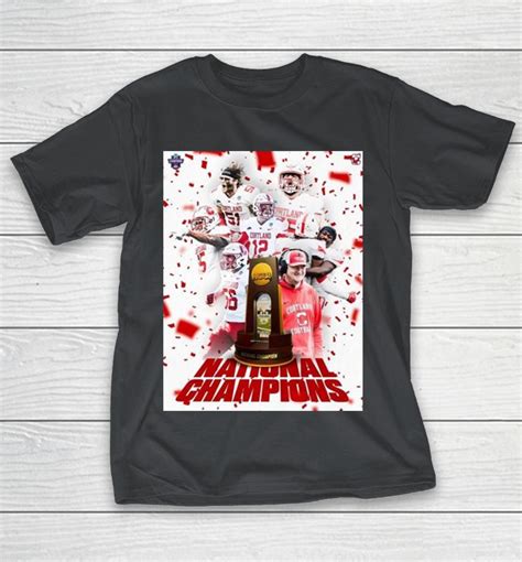 Suny Cortland Red Dragons Football Are 2023 National Champions Division Iii Stagg Bowl Shirts ...