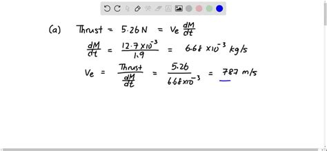 ⏩SOLVED:Model rocket engines are sized by thrust, thrust duration ...