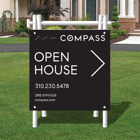 Open House Signs for Compass | Dee Sign®