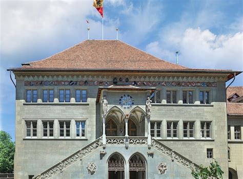 Premium Photo | Town hall building in the old town of bern