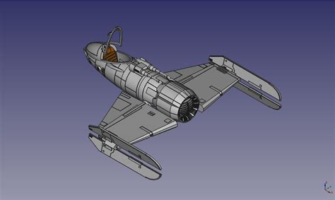 3D file Shin Hati starfighter 3.75" figure toy ship From Ahsoka 🚢・3D printer model to download・Cults