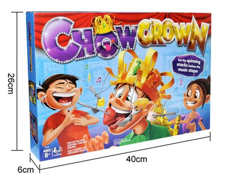 CHOW CROWN Game Kids Electronic Spinning Crown Snacks Food Kids & Family Game - by www ...