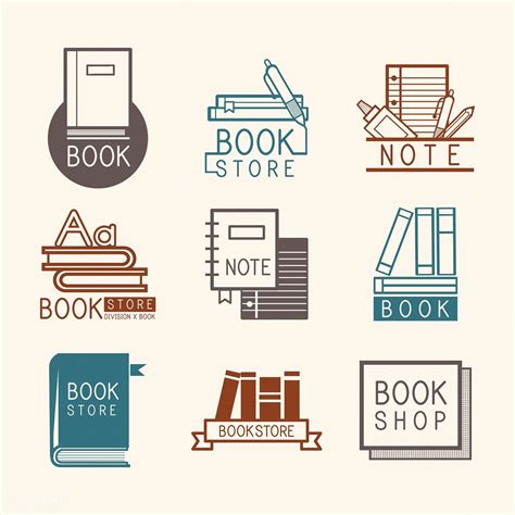 Bookstore logos and sign set vector | free image by rawpixel.com ...