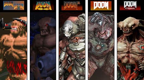 DOOM Eternal - DOOM 2016 - DOOM 3 - DOOM 64 - DOOM 1&2 | Monsters Evolution | 1993 - 2020 - YouTube