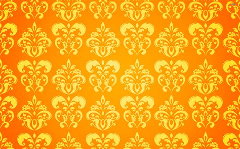 🔥 Download Vintage Pattern Wallpaper Vector by @rebeccahenderson | Orange Retro Wallpapers ...