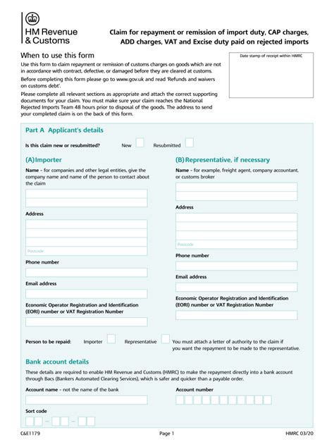 UK HMRC C&E1179 2020-2021 - Fill and Sign Printable Template Online ...