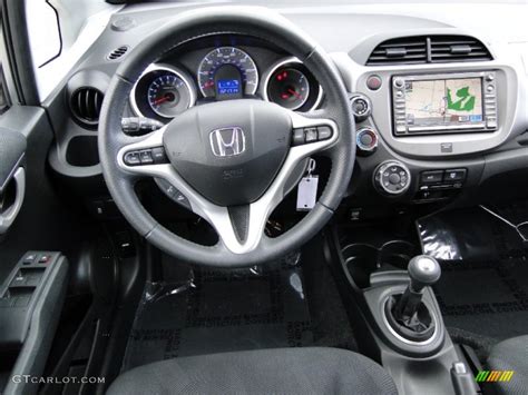 2009 Honda Fit Sport Sport Black Dashboard Photo #60549235 | GTCarLot.com