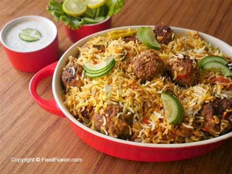 Kofta Biryani – Food Fusion