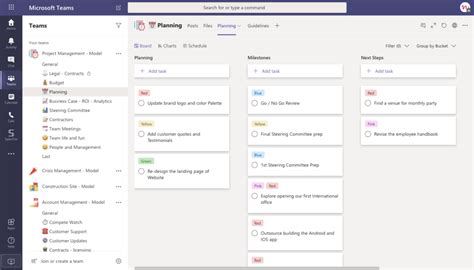 Microsoft Planner Templates in Teams: 15 Examples - nBold