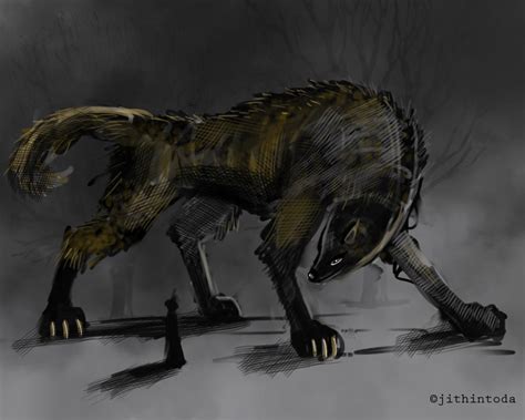 giant wolf by jithinroda on DeviantArt