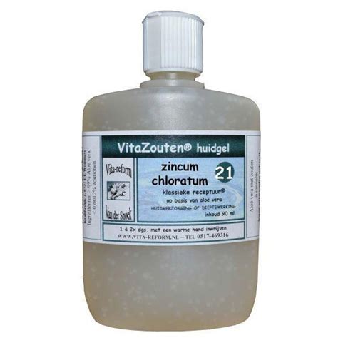 Zincum muriaticum huidgel Nr. 21 Vitazouten 90ml | De Gezondheidslijn