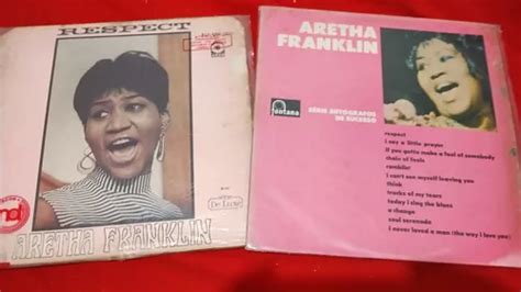 Lps Areta Franklin,respect 1968 E Autógrafos Ano 1971 | MercadoLivre