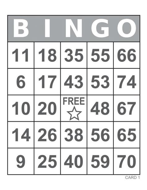 1000 Printable Bingo Cards Pdf Download, 1, 2, and 4 per Page, Large ...