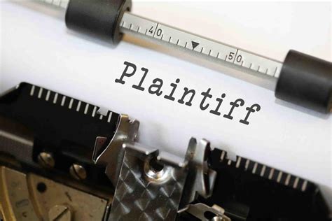 Plaintiff - Free of Charge Creative Commons Typewriter image