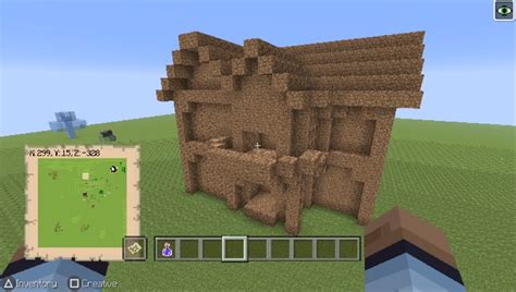 Made a dirt house : r/Minecraft