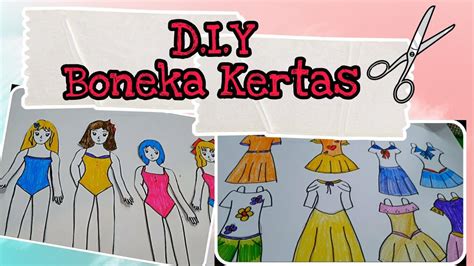 Membuat Boneka Kertas dan Baju SAILORMOON sendiri - YouTube