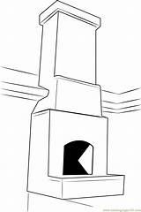 Chimney Colouring Pages Sketch Coloring Page sketch template