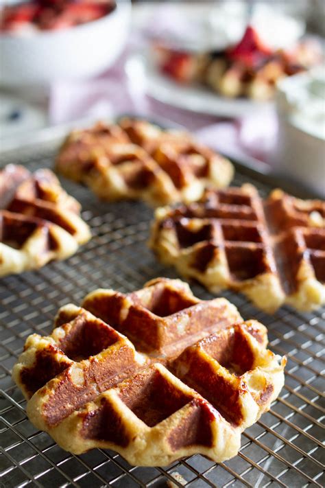 Liege Waffle Recipe | A Bountiful Kitchen