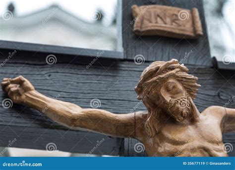 Kreuzigung Jesus. Karfreitag Und Ostern Stockbild - Bild von kreuz ...