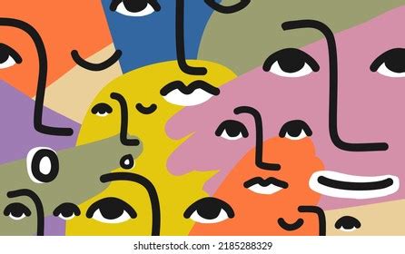 79,375 Art Shape Face Pattern Images, Stock Photos & Vectors | Shutterstock