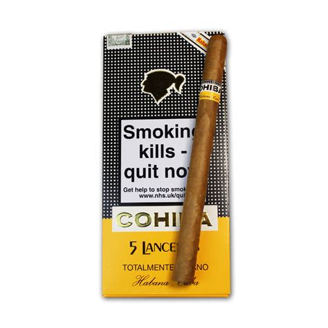 COHIBA LANCEROS (PACK OF 5) ⋆ Buy authentic Cuban Cigars & New World ...