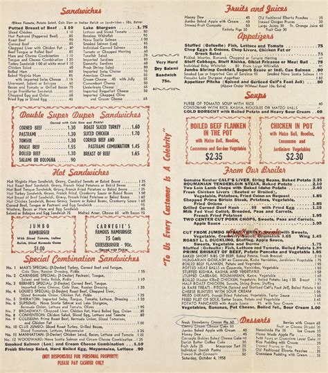 Comparing Nine Vintage Restaurant Menus to Their 2015 Counterparts ...