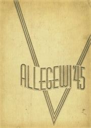 Allegany High School - Alleganac Yearbook (Cumberland, MD), Covers 1 - 15