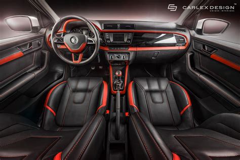 Skoda Fabia Gets the Most Luxurious Interior Ever from Carlex Design - autoevolution